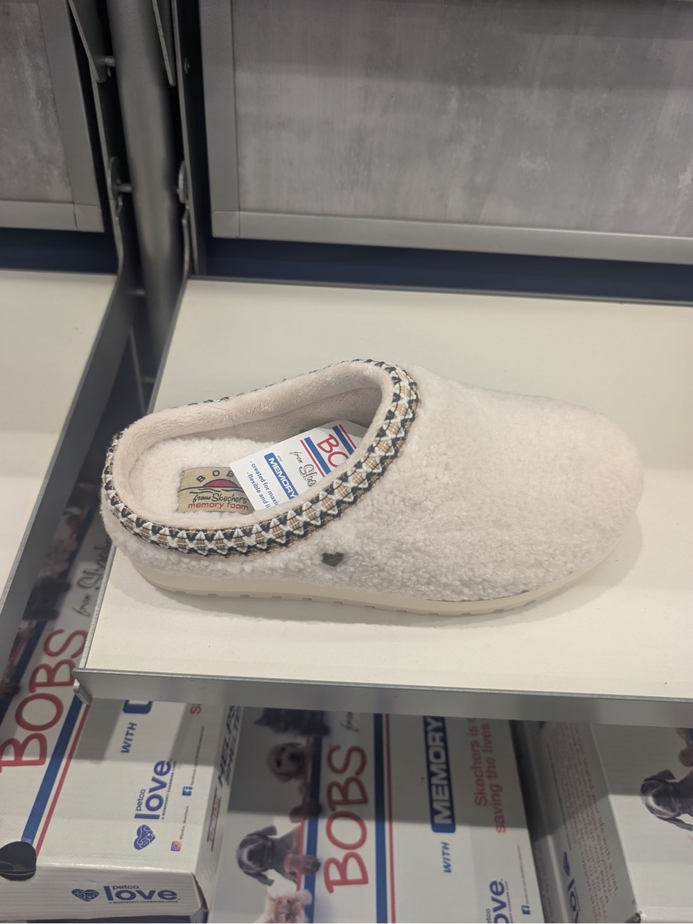 Skechers Women's Bobs Keepsakes-Cozy Kicks Clog Slippers